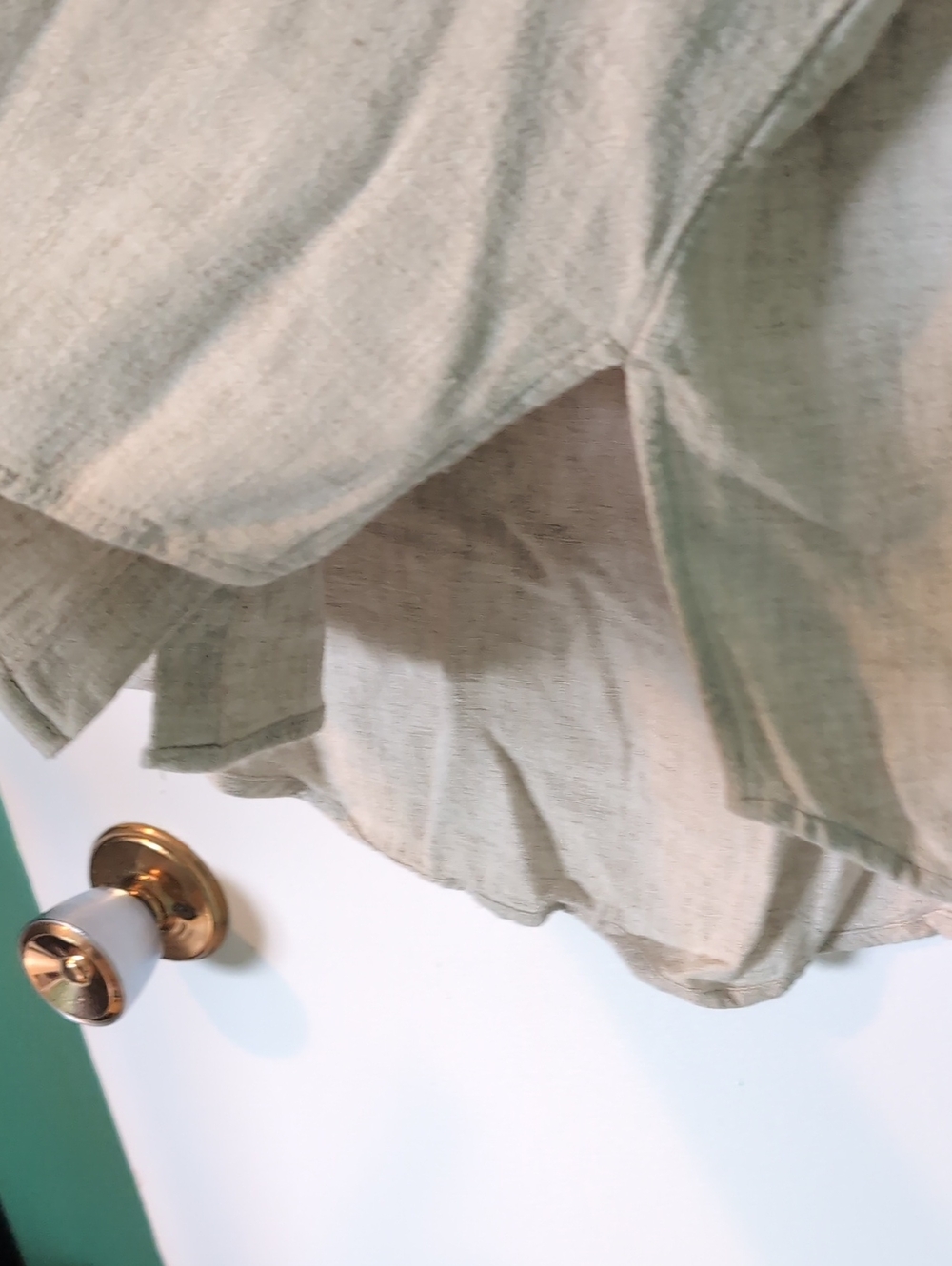 🍁Gentle Fawn Lightweight Beige Button-Up Shirt - Picture 5 of 5
